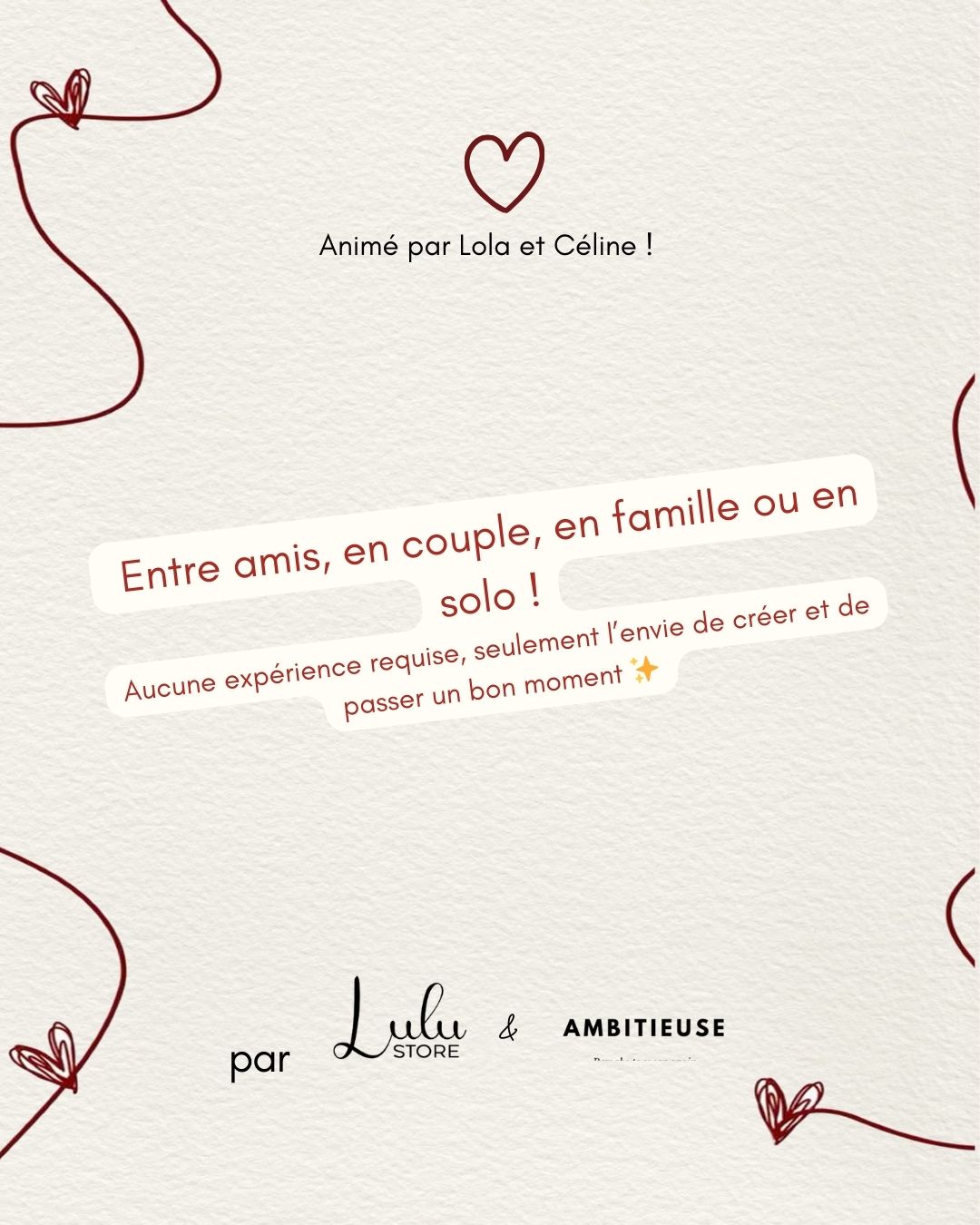 Atelier Ambitieuse × Lulustore — Charms & Broderie✨
