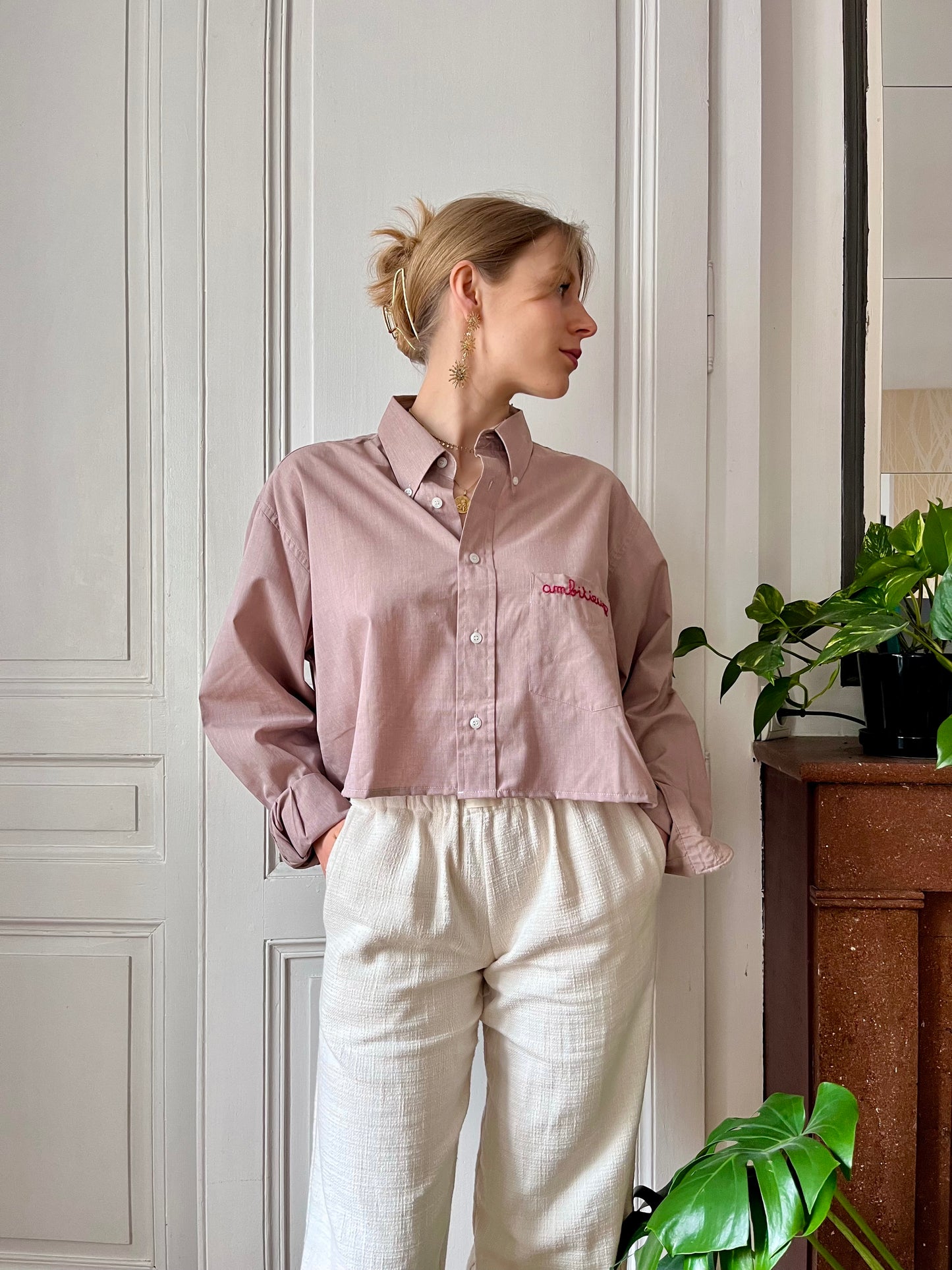 Blouse ROMANTIQUE - broderie « ambitieuse »
