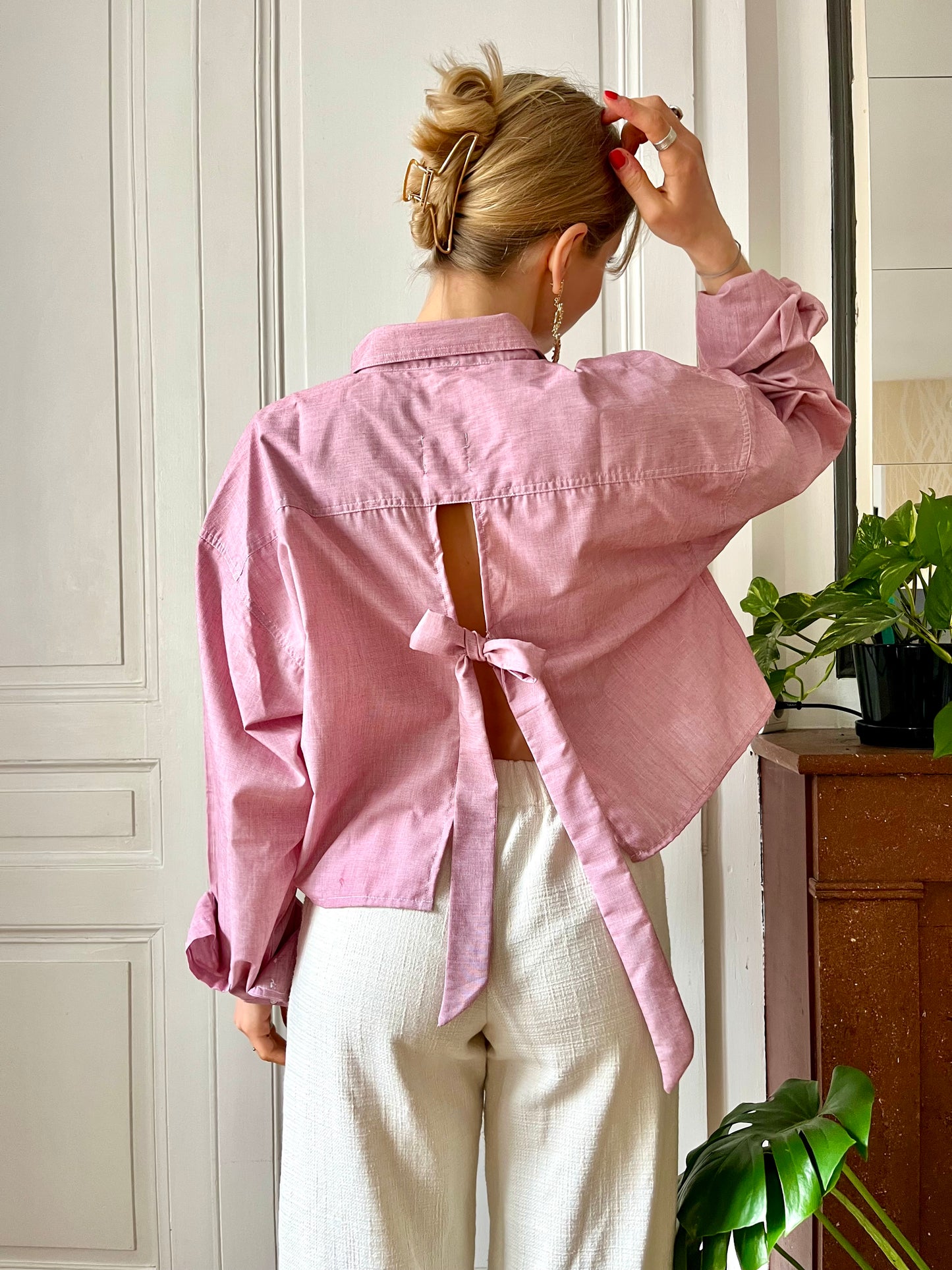 Blouse ROMANTIQUE - broderie cœur