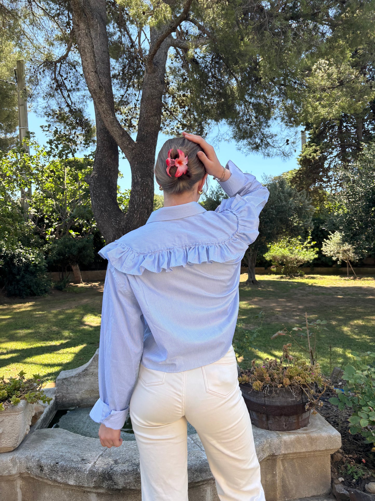 Nouvelle blouse upcyclée