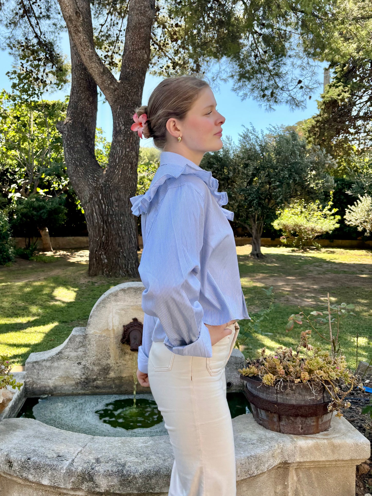 Nouvelle blouse upcyclée