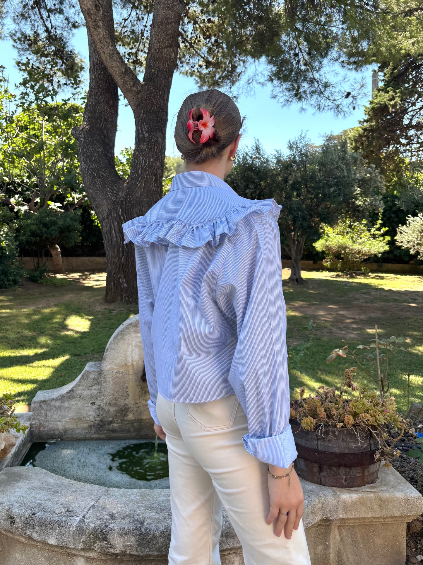 Nouvelle blouse upcyclée