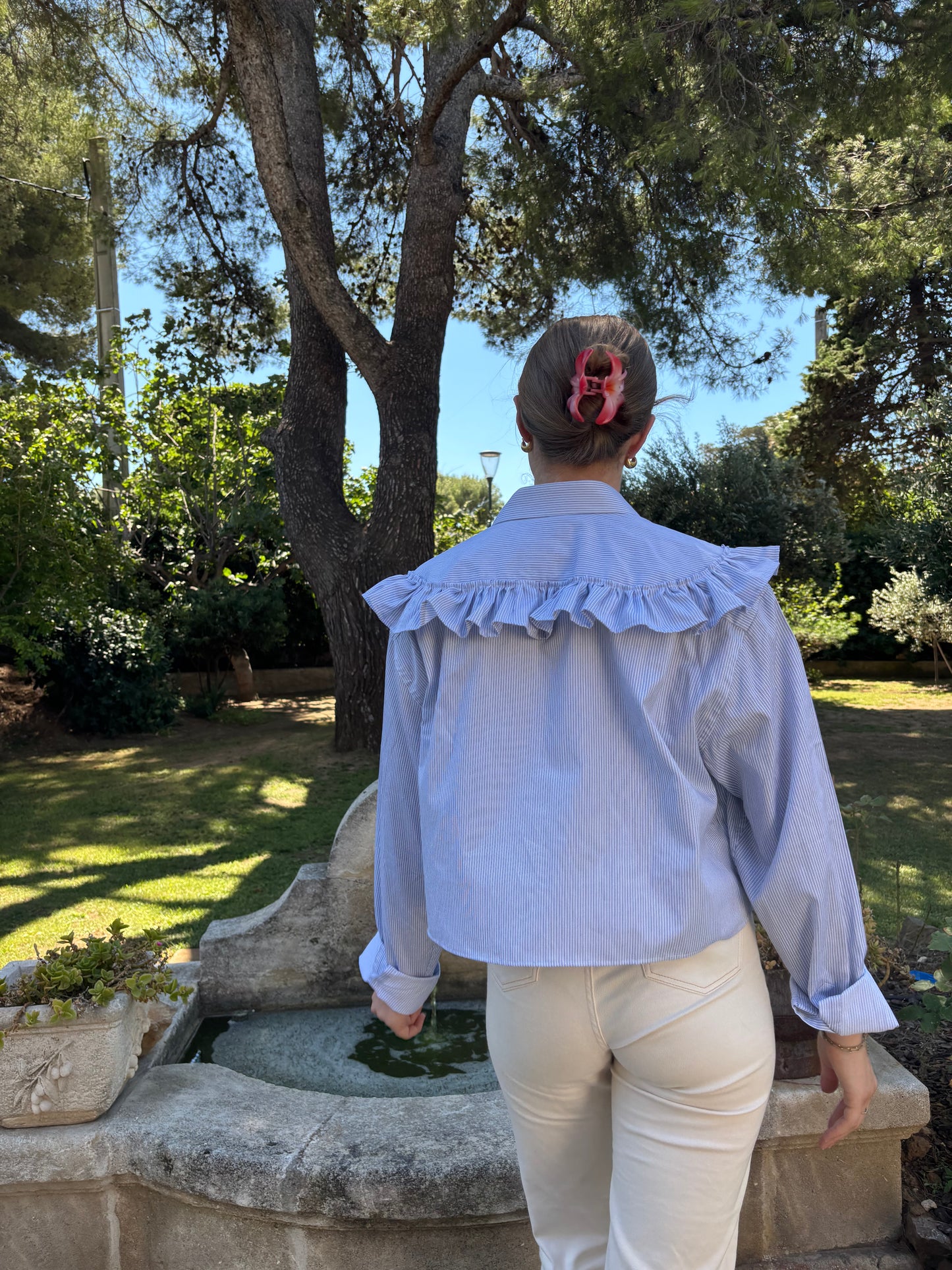 Nouvelle blouse upcyclée