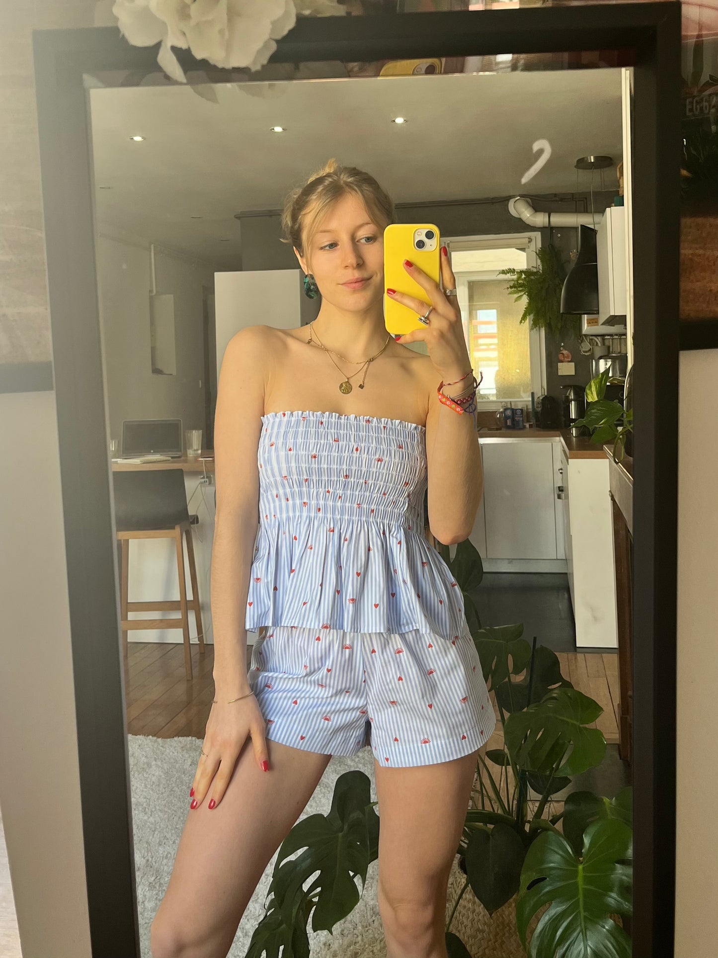 Short RÊVEUSE - Rayé bleu