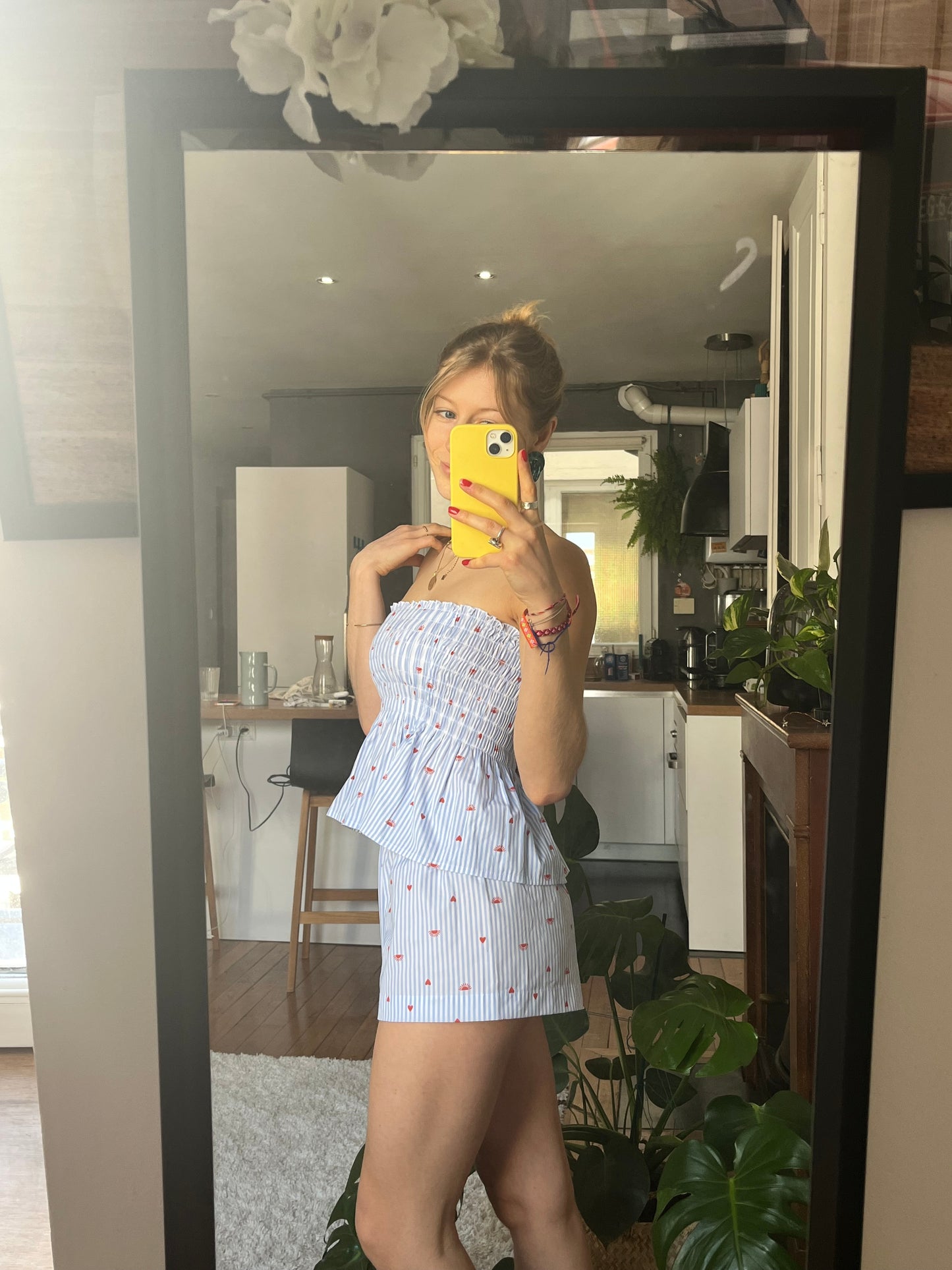 Short RÊVEUSE - Rayé bleu