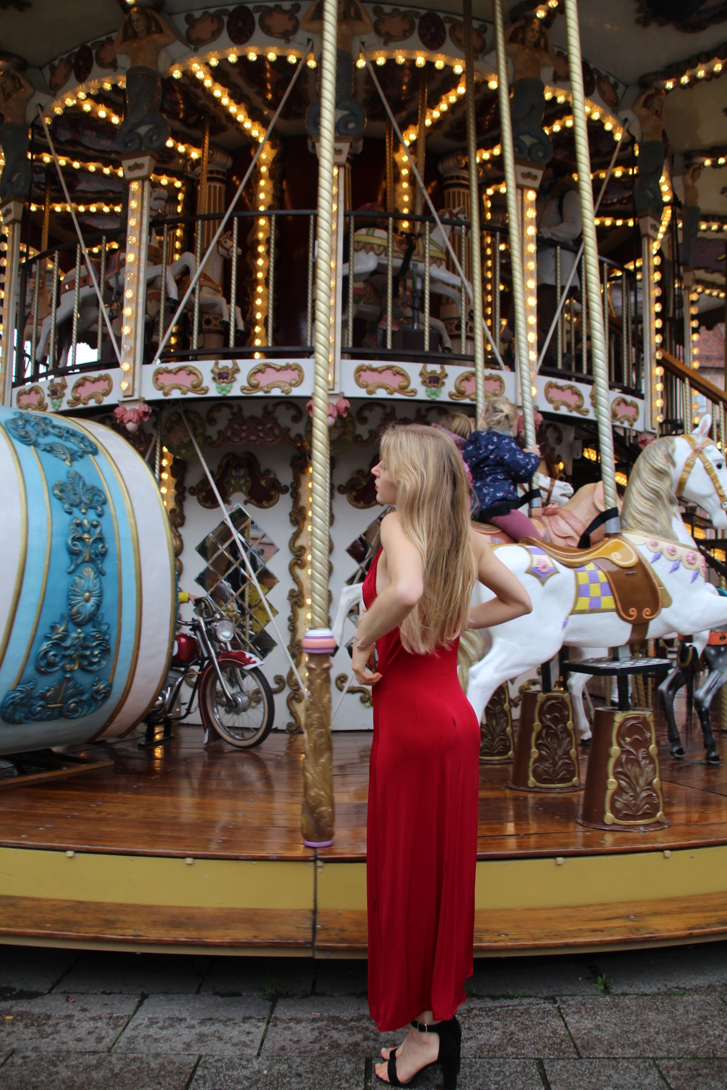 Robe longue ÉBLOUISSANTE- Noire