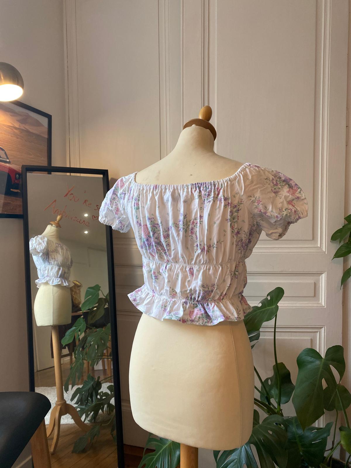 Haut smocké et upcyclé !