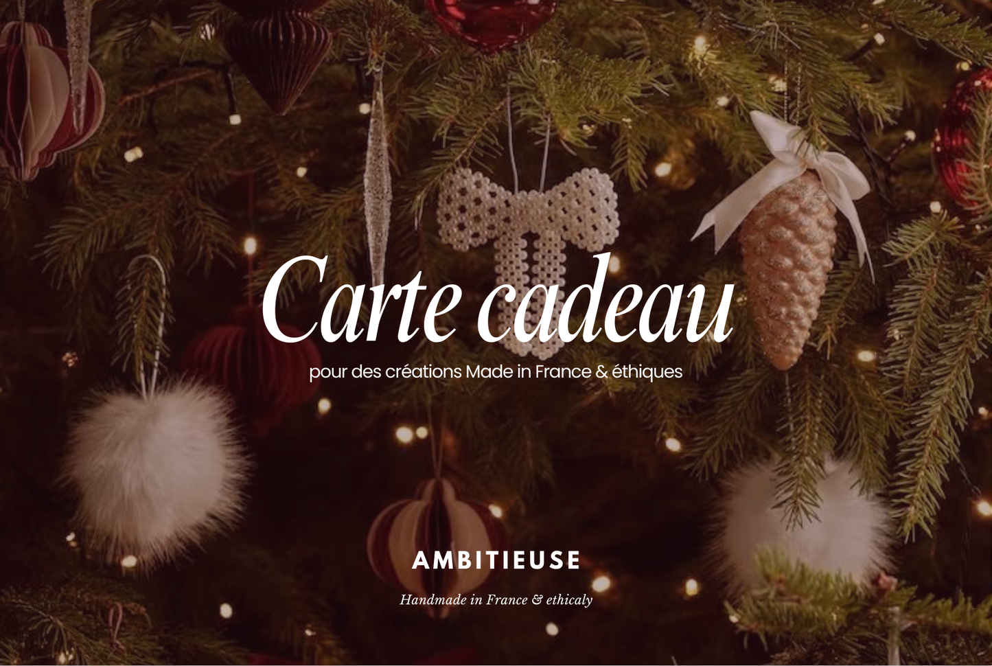 Carte-Cadeau Noël Ambitieuse Upcycling
