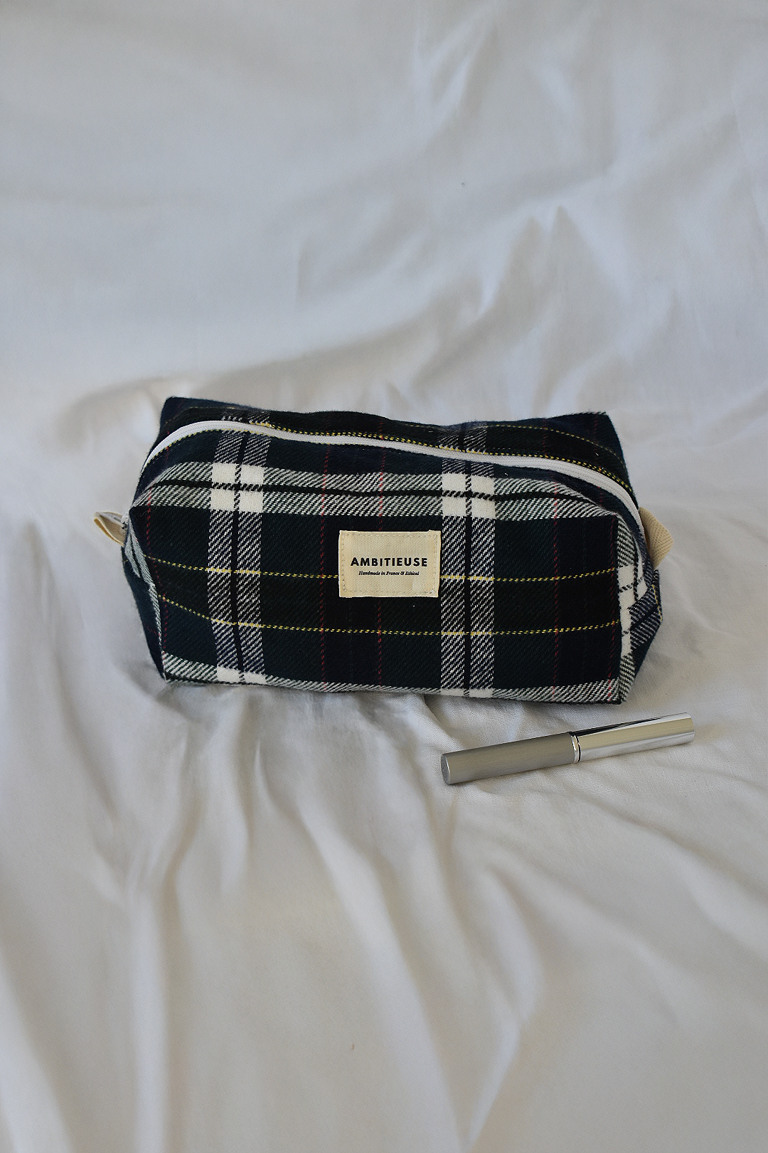 Trousse VOYAGEUSE - Tissu écossais