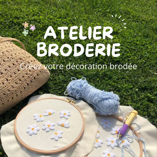 Atelier Broderie Lyon - Créez votre décoration brodée