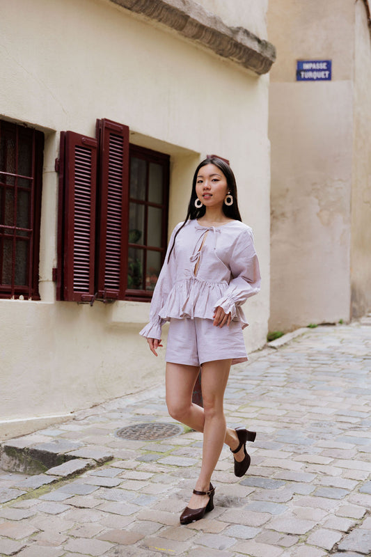 Short RÊVEUSE - Vichy sable
