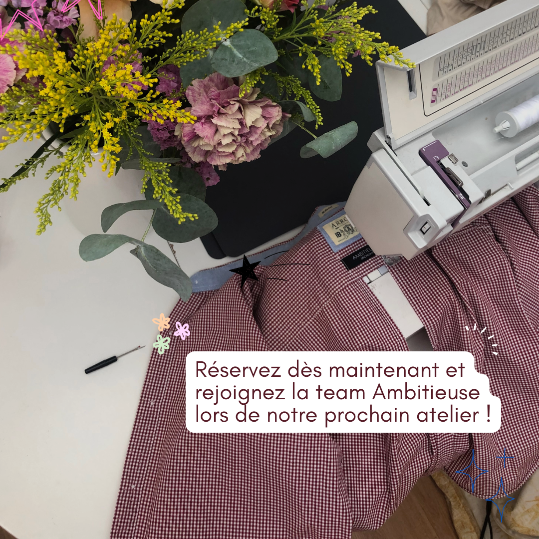 Atelier Upcycling Lyon - Créez votre Blouse Romantique - Samedi 04 janvier 14h30-17h