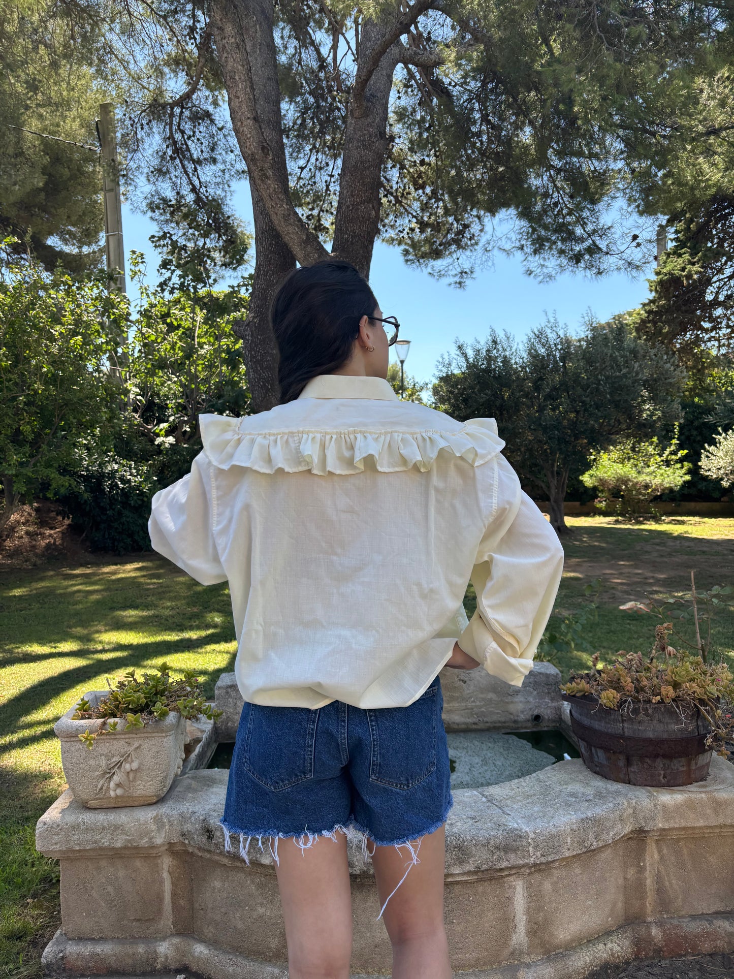 Nouvelle blouse upcyclée