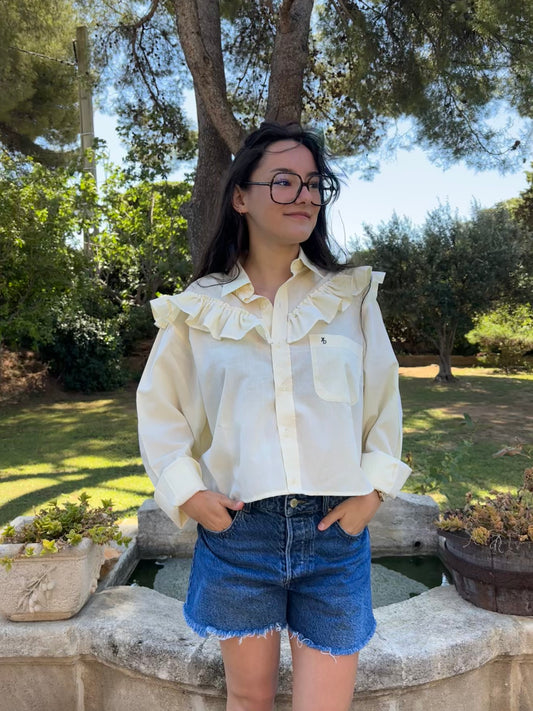 Nouvelle blouse upcyclée