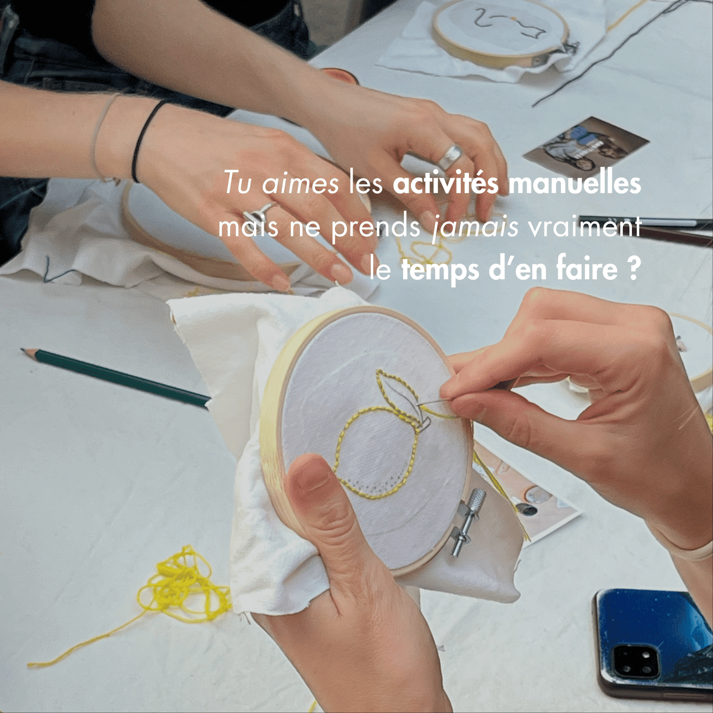 Atelier Broderie Strasbourg - Créez votre pièce unique en 1h30