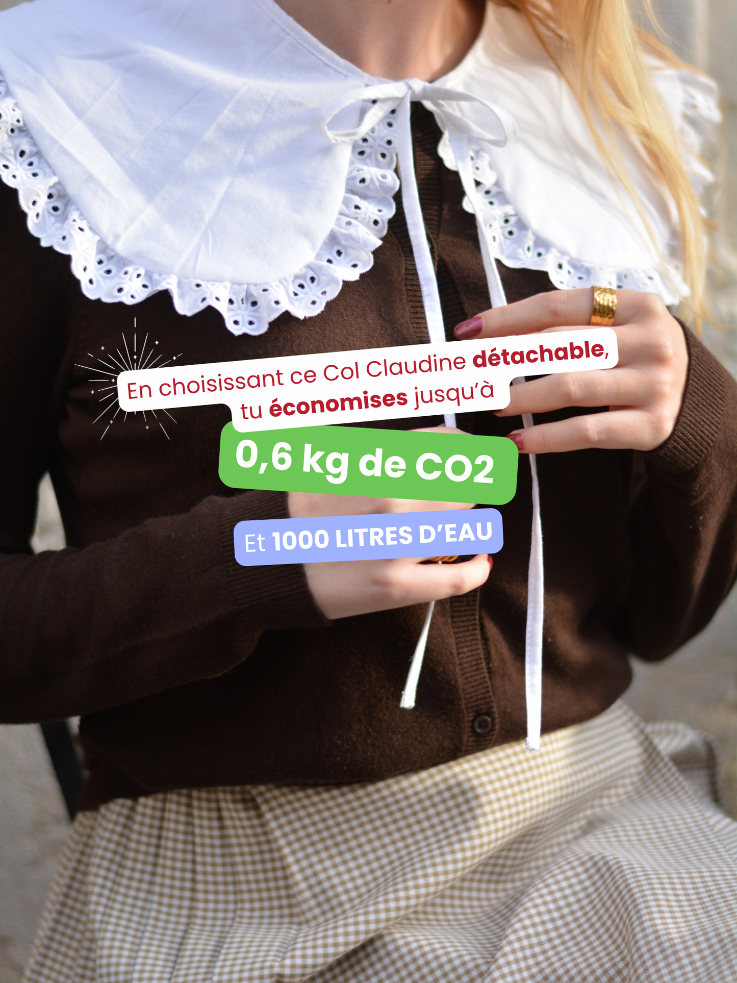 Col Claudine détachable