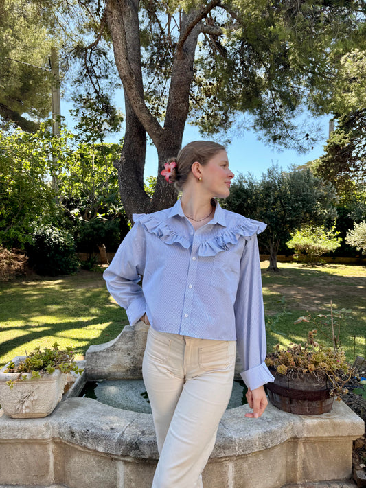 Nouvelle blouse upcyclée