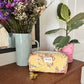 Trousse VOYAGEUSE - Fleurie jaune