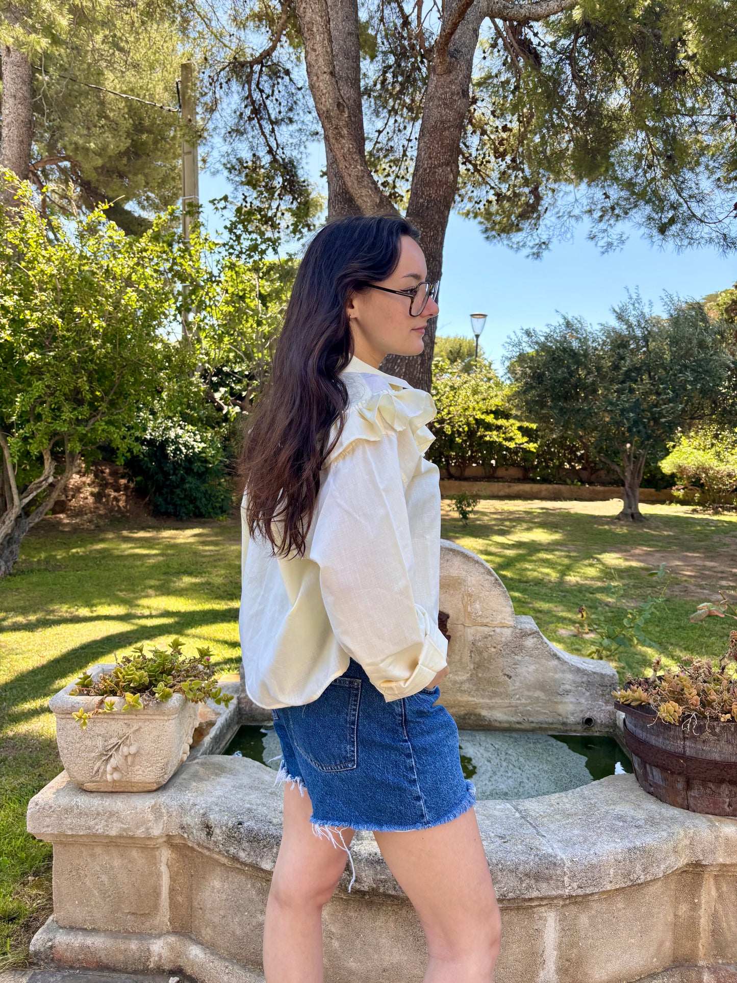 Nouvelle blouse upcyclée