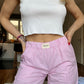 Pantalon INTEMPORELLE - Rayé rose