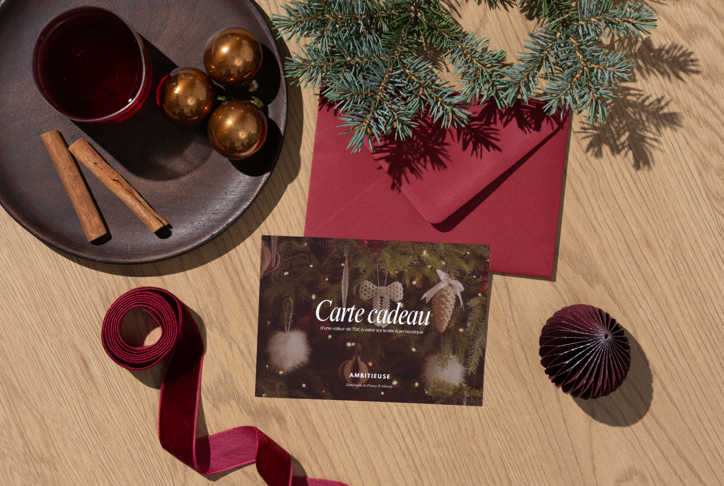 Carte-Cadeau Noël Ambitieuse Upcycling