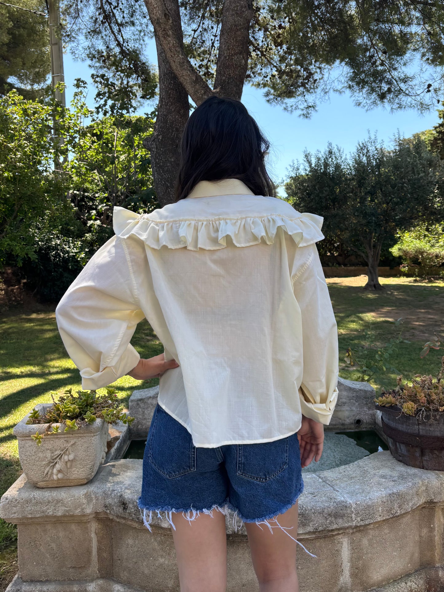 Nouvelle blouse upcyclée