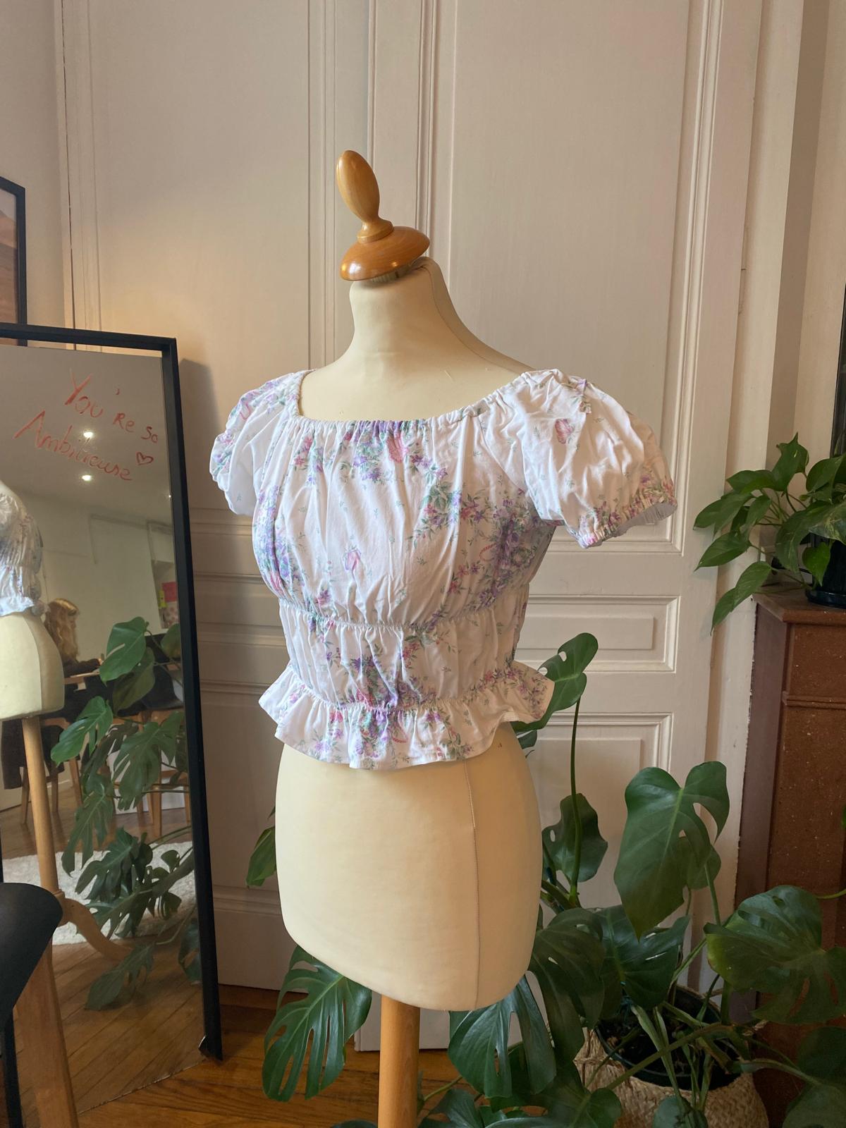 Haut smocké et upcyclé !