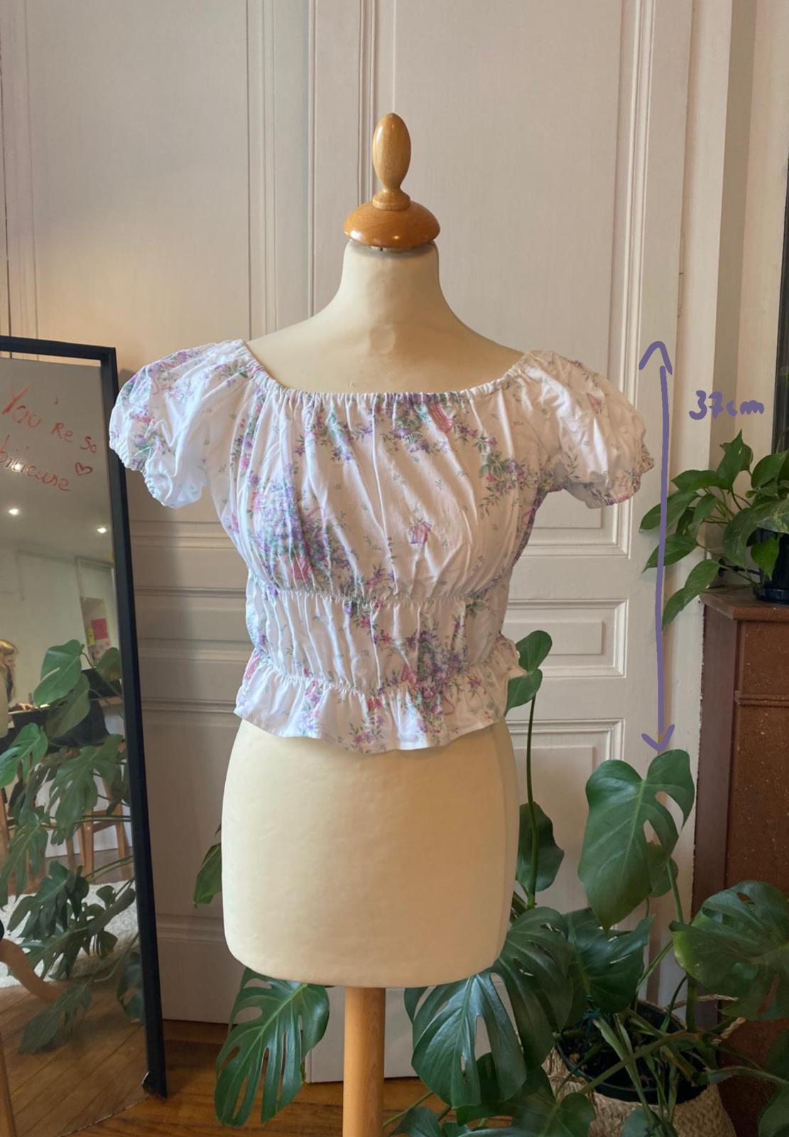 Haut smocké et upcyclé !